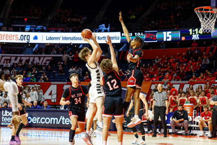 Mount Carmel Mt Zion Illinois boys basketball March 8 2024 Nate Latsch 26571